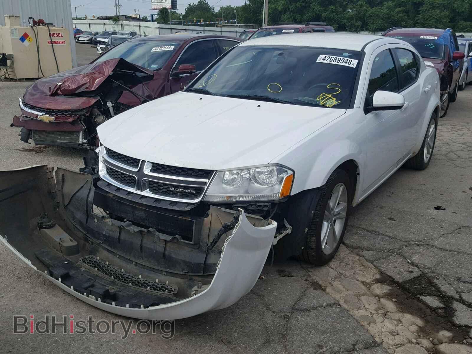2012 DODGE AVENGER - VIN: 1C3CDZEG7CN142644 - Фото 2