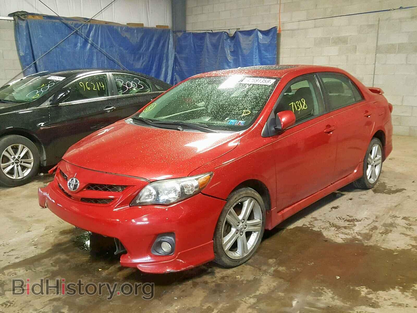 2013 TOYOTA COROLLA BA - VIN: 2T1BU4EE7DC976815 - Фото 2