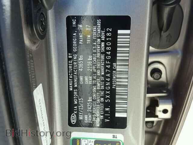 2015 KIA OPTIMA - VIN: 5XXGN4A74FG480182 - Photo 10
