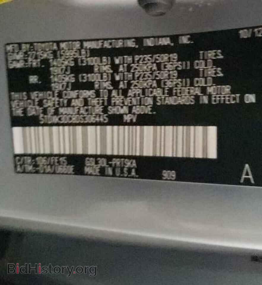2013 TOYOTA SIENNA - VIN: 5TDXK3DC8DS306445 - Фото 10