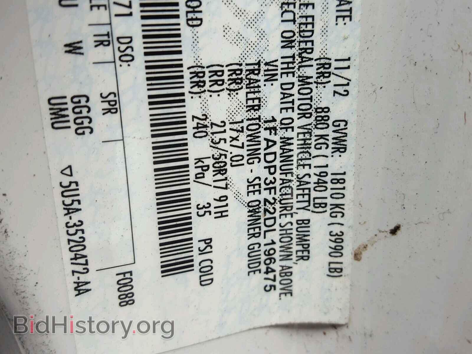 2013 FORD FOCUS - VIN: 1FADP3F22DL196475 - Photo 10