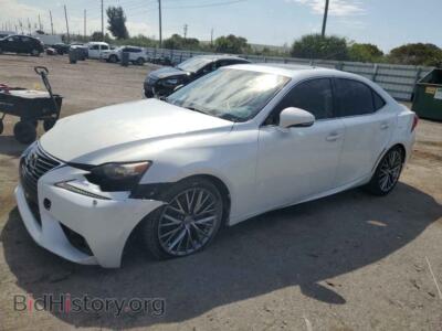 2014 Lexus IS 250, белый — VIN JTHCF1D21E5007934, Copart