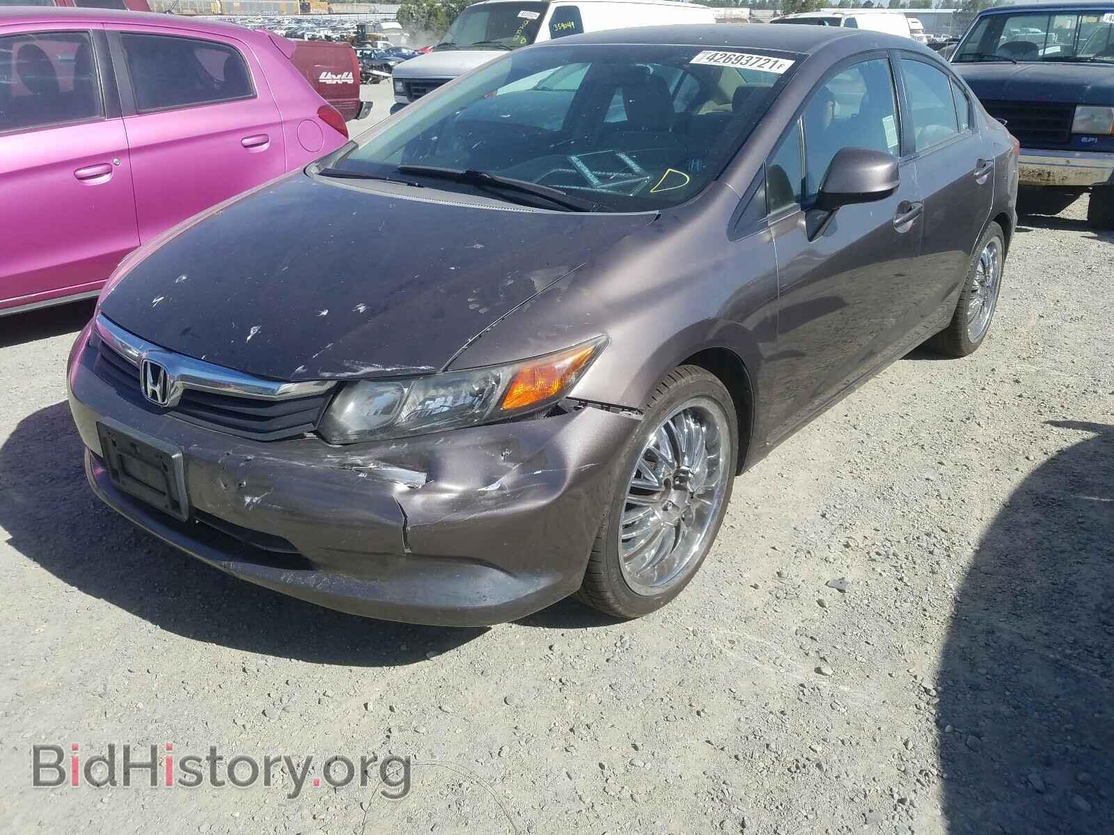 2012 HONDA CIVIC - VIN: 2HGFB2F56CH598700 - Фото 2