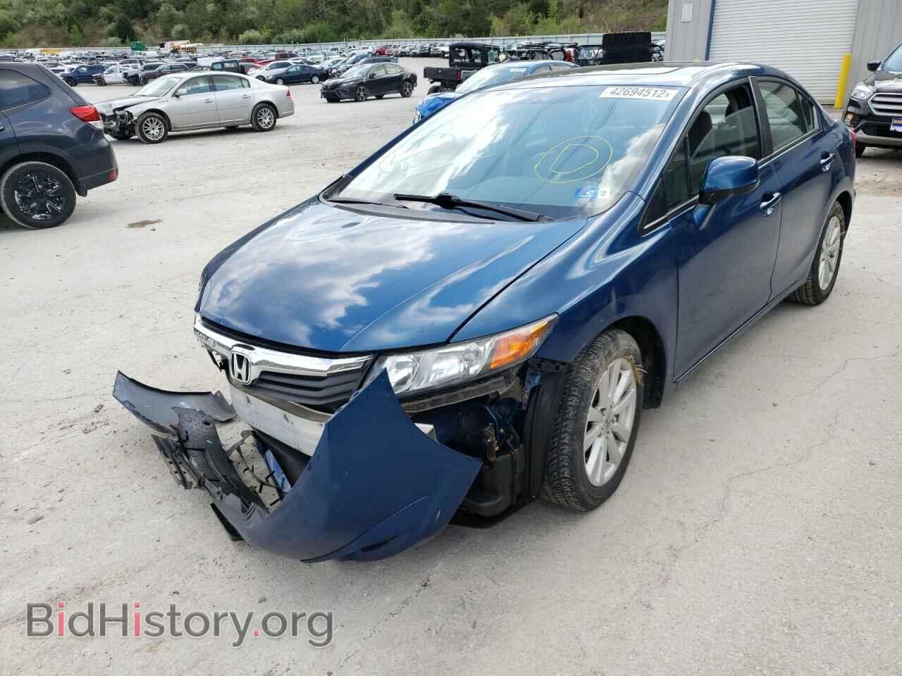 2012 HONDA CIVIC - VIN: 2HGFB2F81CH537801 - Фото 2