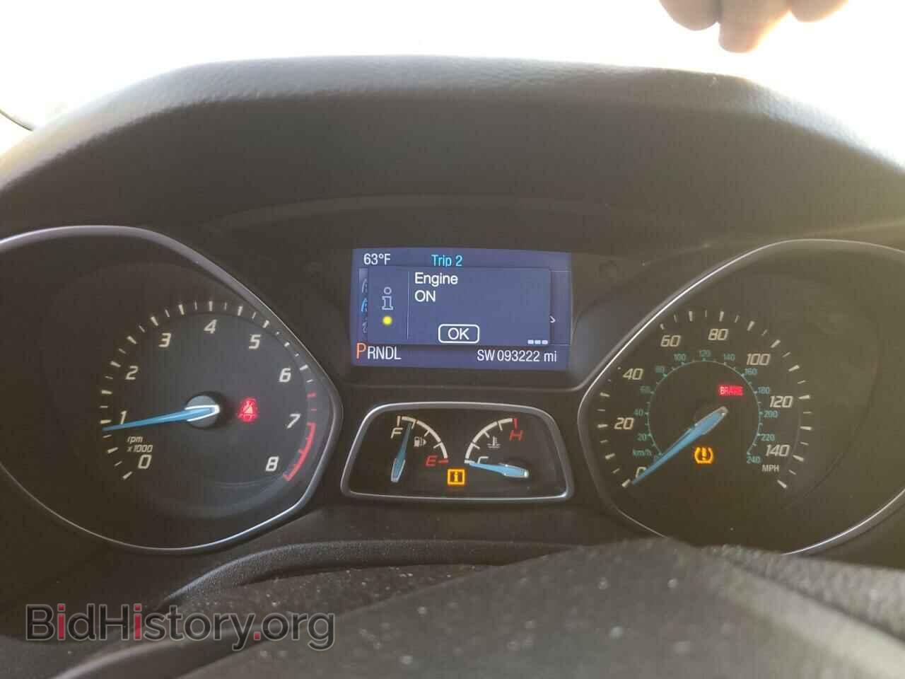 2014 FORD FOCUS - VIN: 1FADP3K27EL161244 - Фото 9