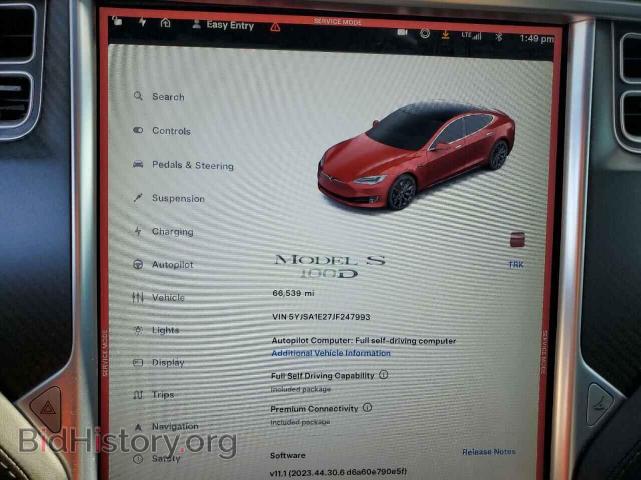 2018 TESLA MODEL S - VIN: 5YJSA1E27JF247993 - Photo 9