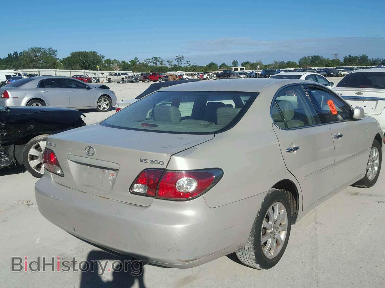 2003 LEXUS ES300 - VIN: JTHBF30G730104025 - Фото 4