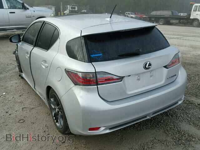 2012 LEXUS CT 200 - VIN: JTHKD5BH6C2052656 - Фото 3
