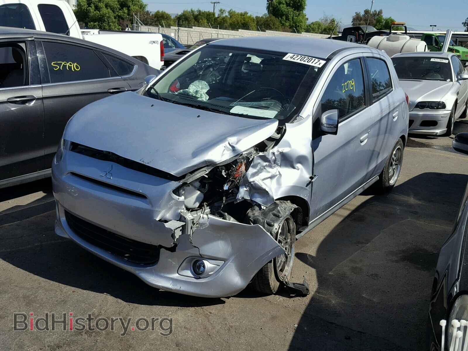 2015 MITSUBISHI MIRAGE - VIN: ML32A4HJ4FH054473 - Фото 2