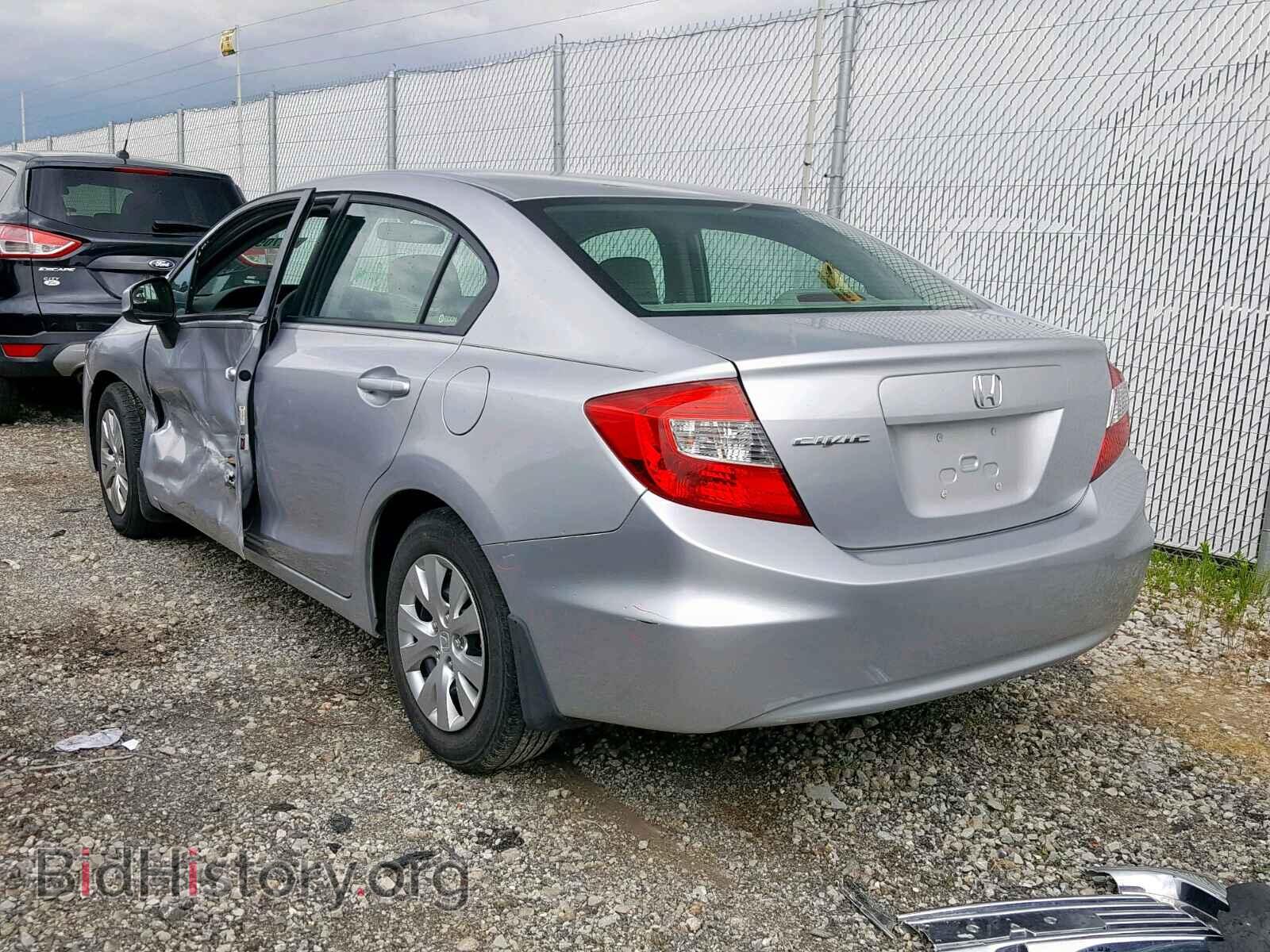 2012 HONDA CIVIC LX - VIN: 19XFB2F56CE087420 - Фото 3