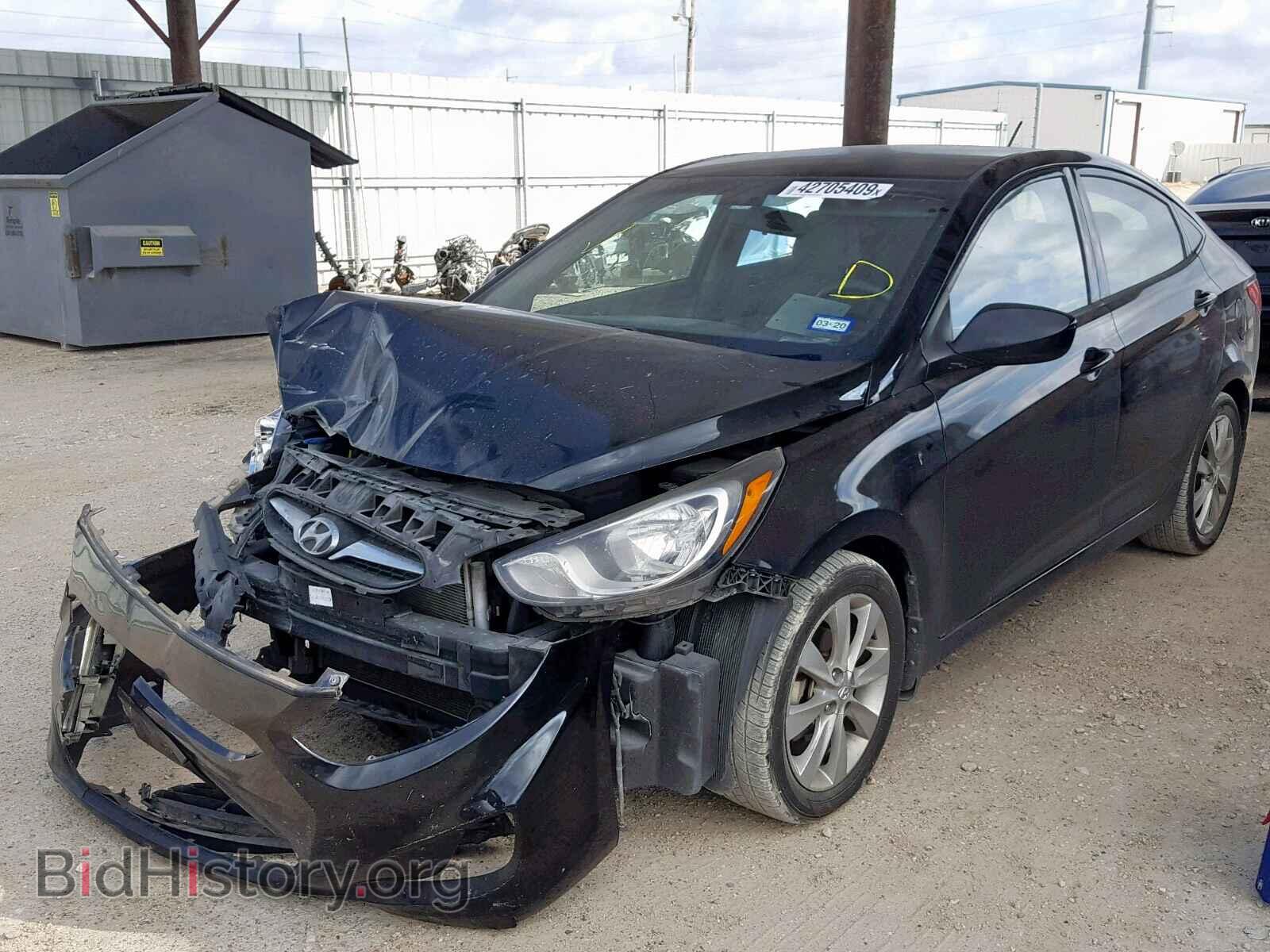 2012 HYUNDAI ACCENT - VIN: KMHCU4AEXCU142531 - Фото 2