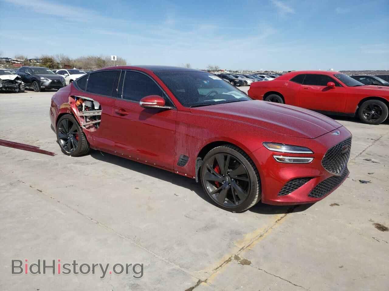 2022 GENESIS G70 BASE - VIN: KMTG54TE8NU100167 - Фото 4