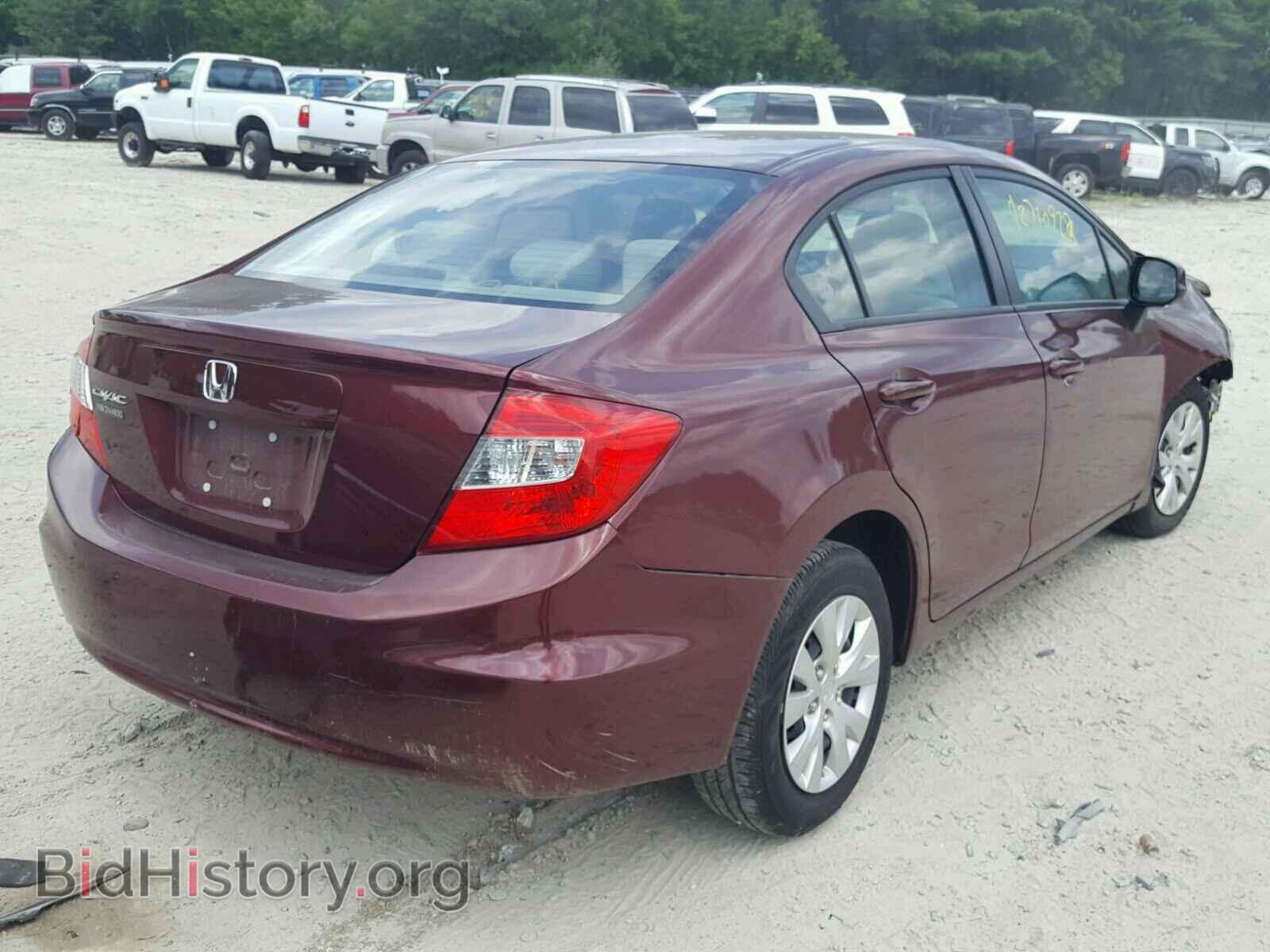 2012 HONDA CIVIC LX - VIN: 2HGFB2F53CH603545 - Фото 4