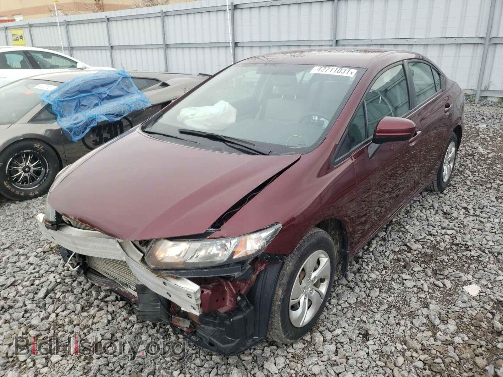 2015 HONDA CIVIC - VIN: 2HGFB2F48FH049740 - Фото 2
