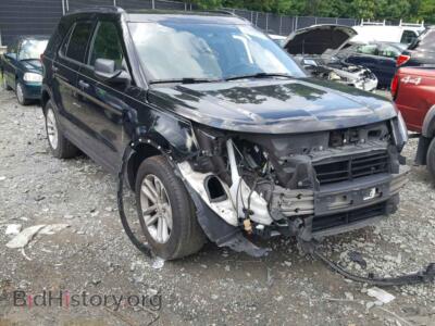 2016 Ford EXPLORER, черный — VIN 1FM5K7B86GGA49969, Copart