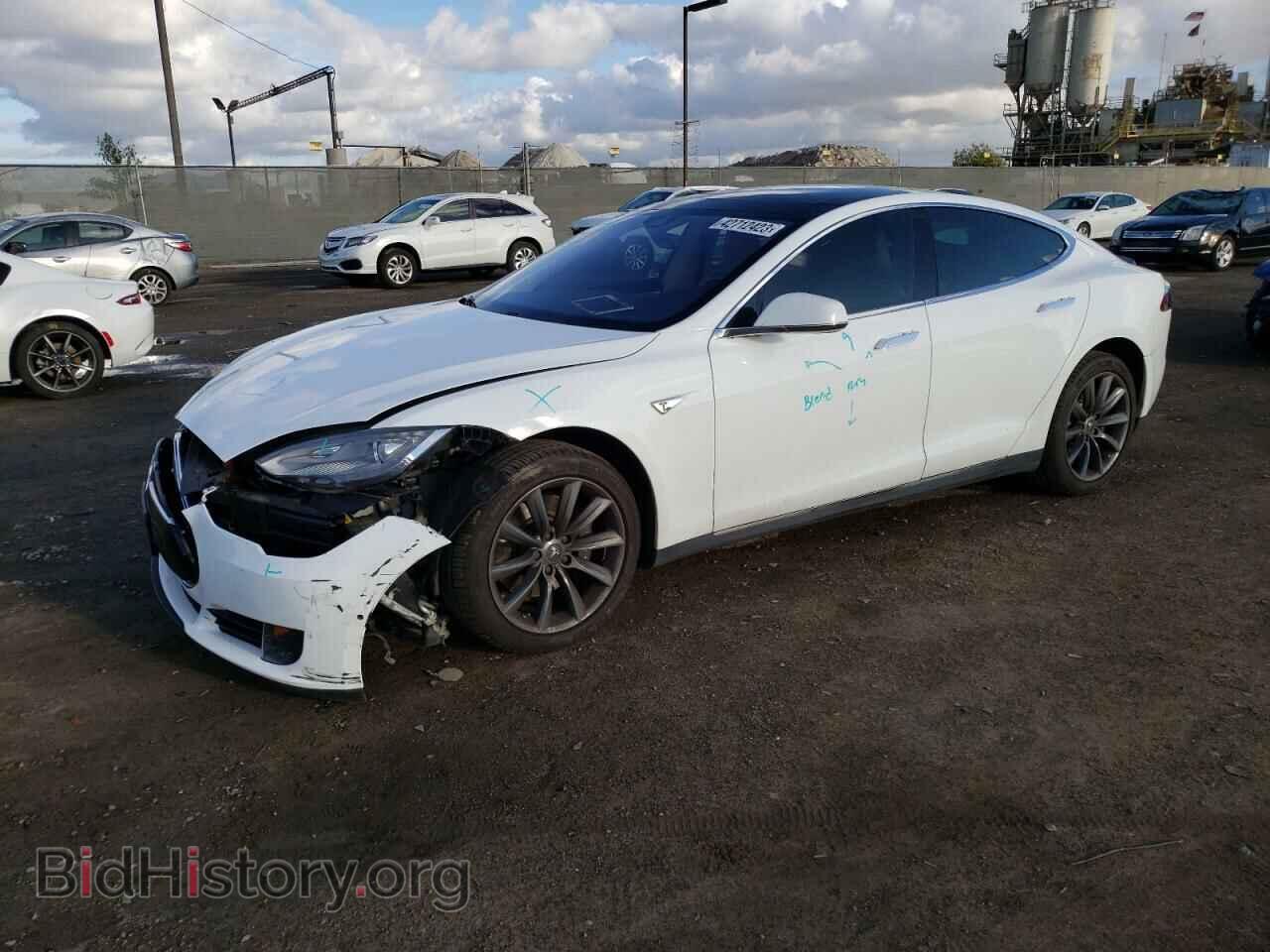 Photo 5YJSA1H28FF089490 - TESLA MODEL S 2015
