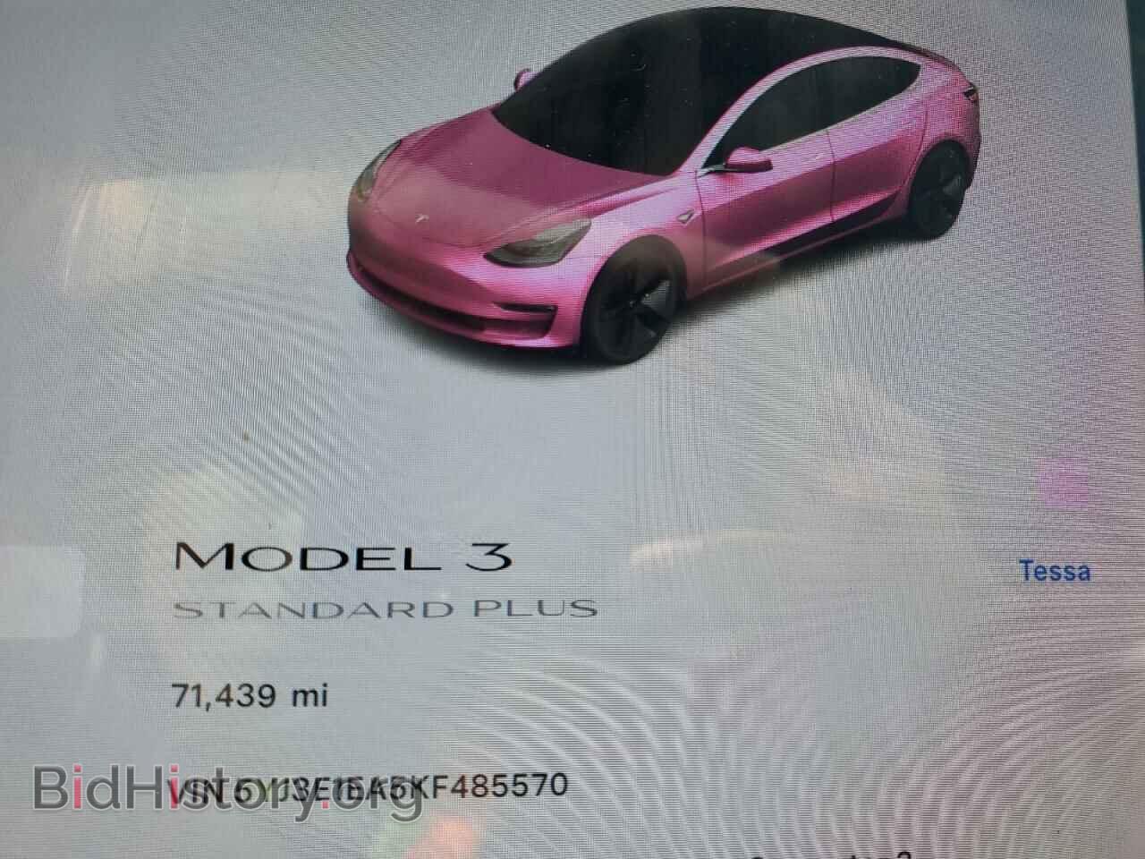 2019 TESLA MODEL 3 - VIN: 5YJ3E1EA5KF485570 - Фото 9