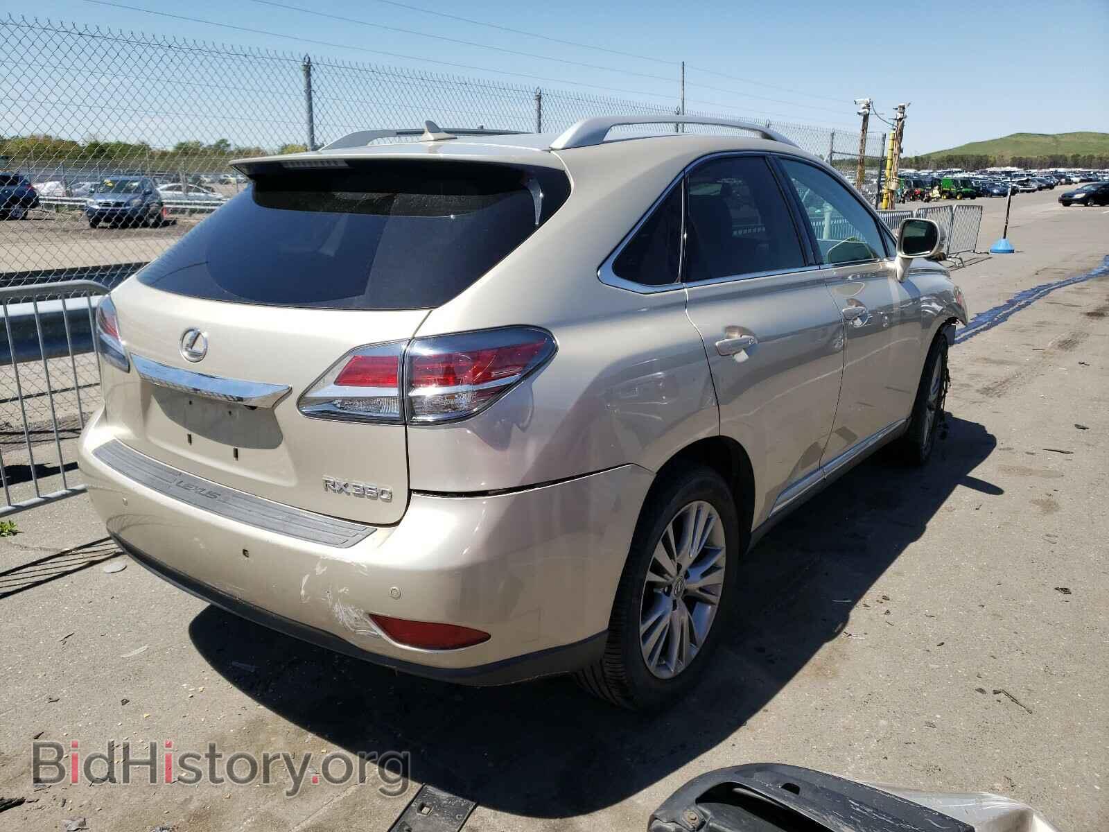 2013 LEXUS RX350 - VIN: 2T2BK1BA2DC191300 - Фото 4