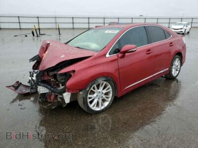 2010 Lexus HS HS 250h, burgundy — VIN JTHBB1BA9A2032061, Copart