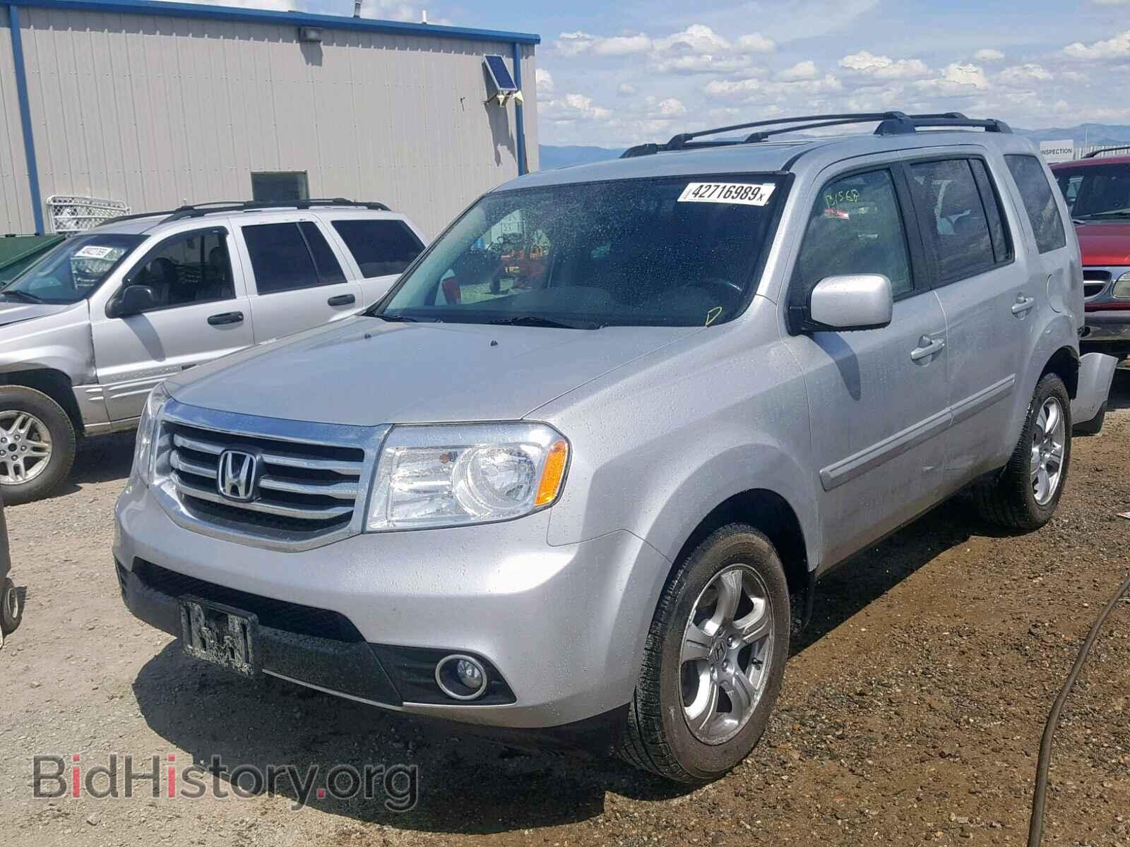 2013 HONDA PILOT EXL - VIN: 5FNYF4H51DB034254 - Фото 2