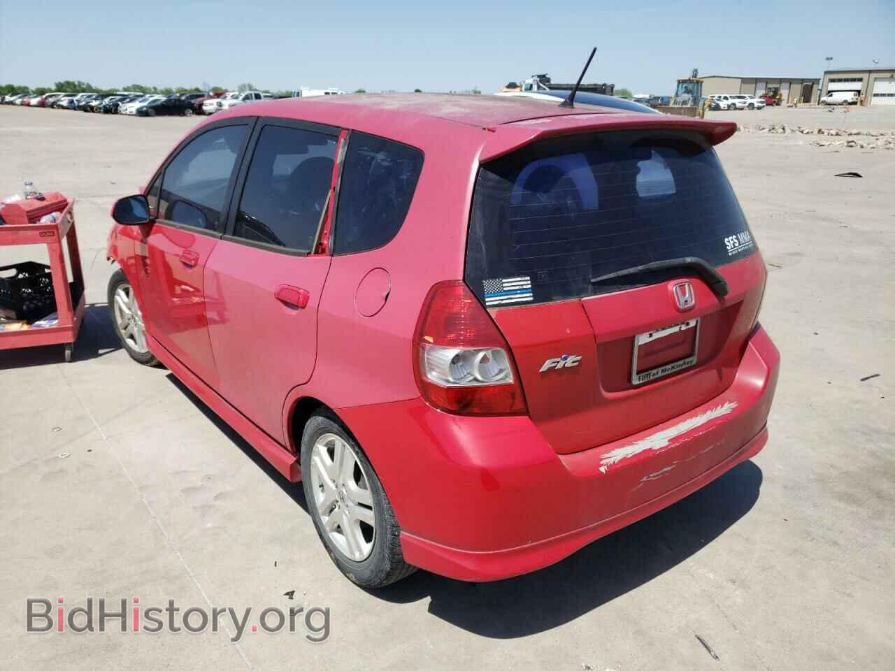 2007 HONDA FIT - VIN: JHMGD38687S001200 - Фото 3