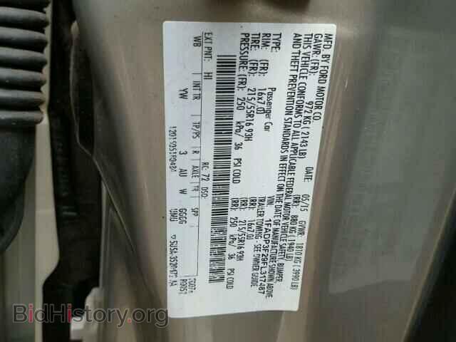 2015 FORD FOCUS - VIN: 1FADP3F29FL317487 - Фото 10