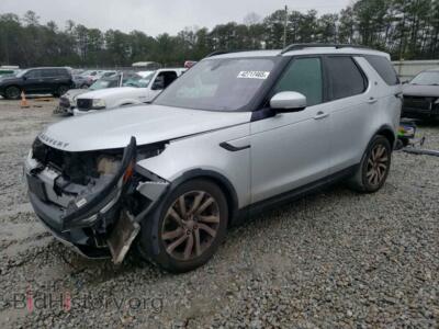 2017 Land Rover DISCOVERY HSE, серебристый — VIN SALRRBBV2HA041469, Copart