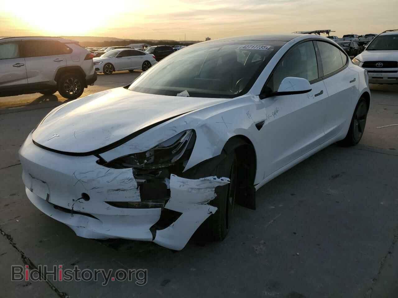Photo 5YJ3E1EAXMF097737 - TESLA MODEL 3 2021