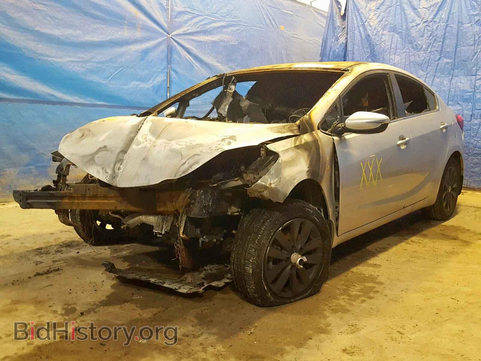 2014 KIA FORTE EX - VIN: KNAFX4A86E5106137 - Фото 2