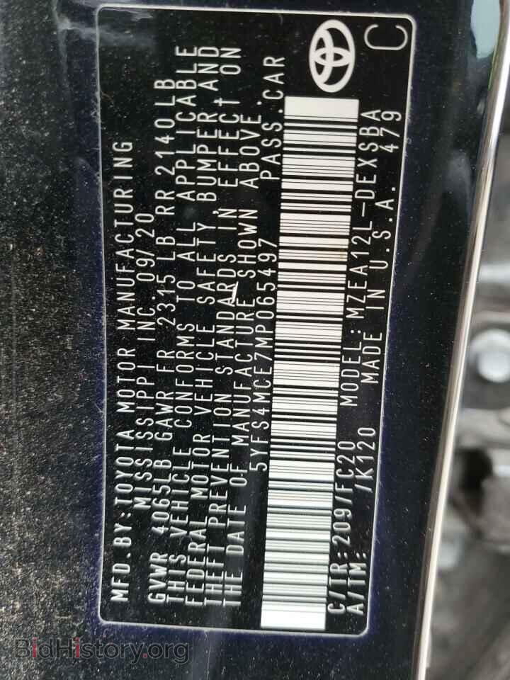 2021 TOYOTA COROLLA - VIN: 5YFS4MCE7MP065497 - Photo 13
