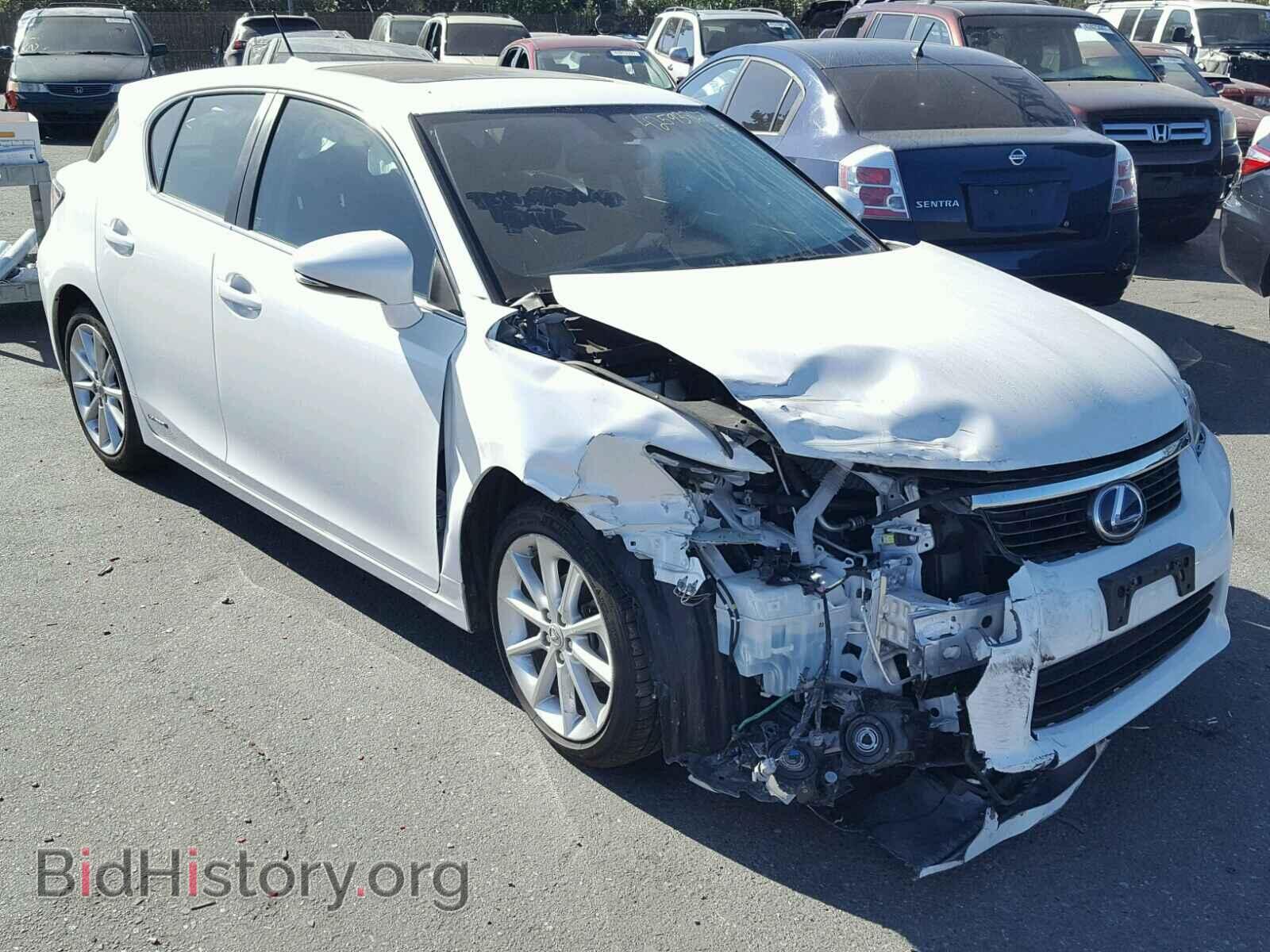Фотография JTHKD5BH2D2164369 - LEXUS CT 200 2013