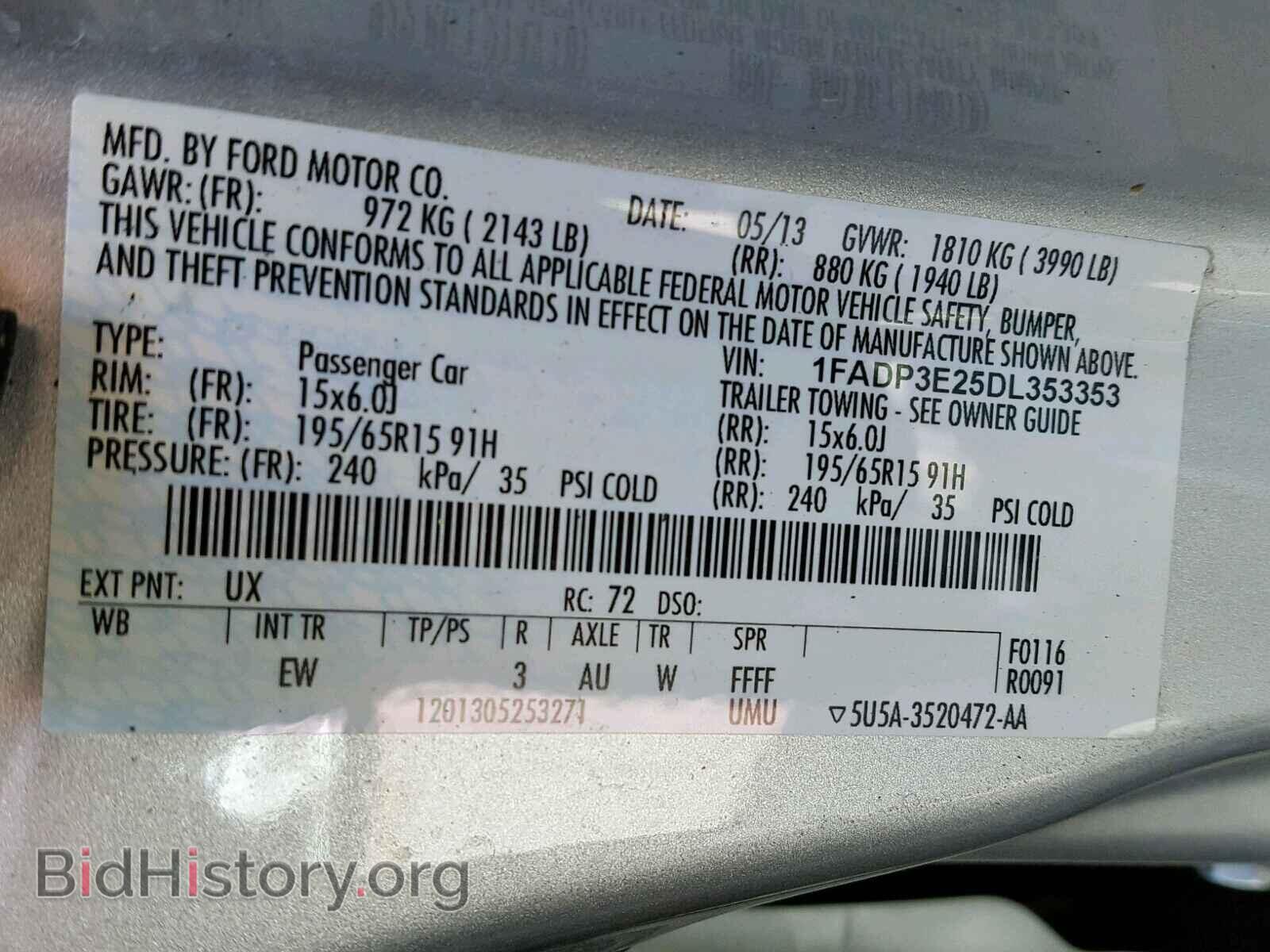2013 FORD FOCUS - VIN: 1FADP3E25DL353353 - Photo 10