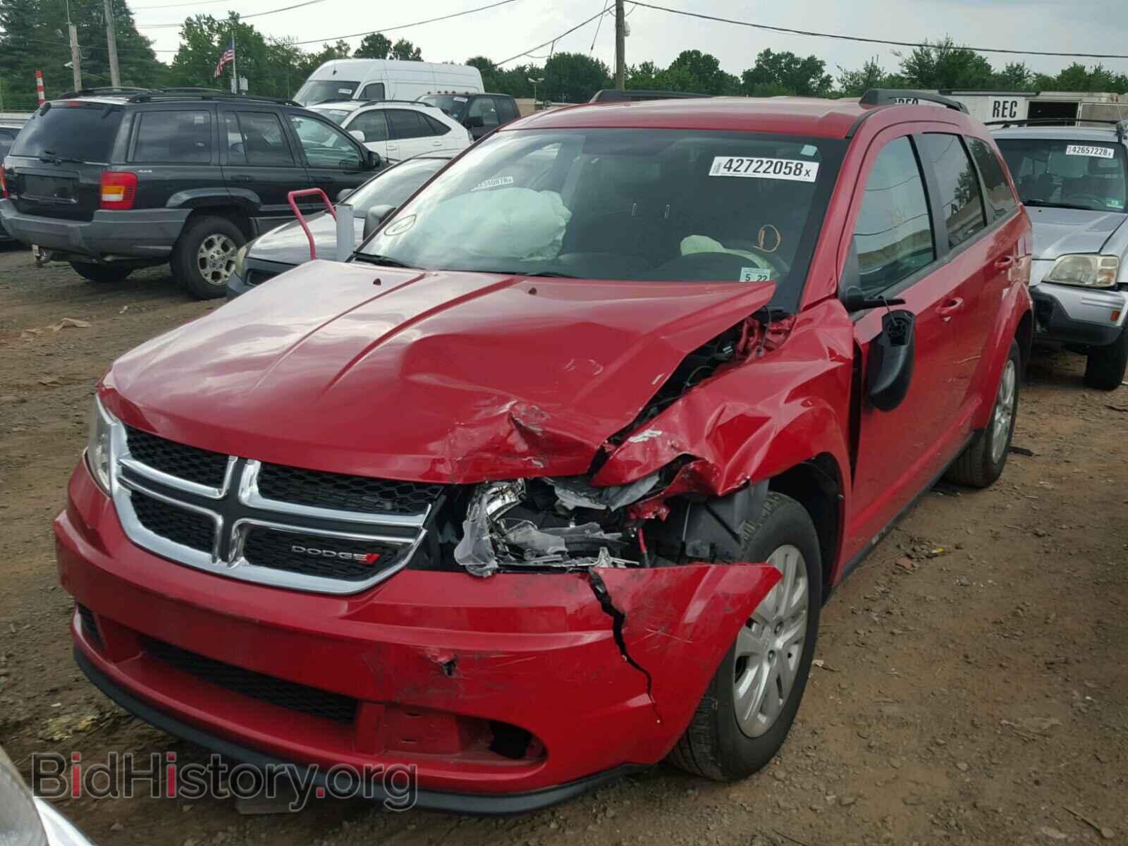 2016 DODGE JOURNEY SE - VIN: 3C4PDCAB0GT210499 - Фото 2