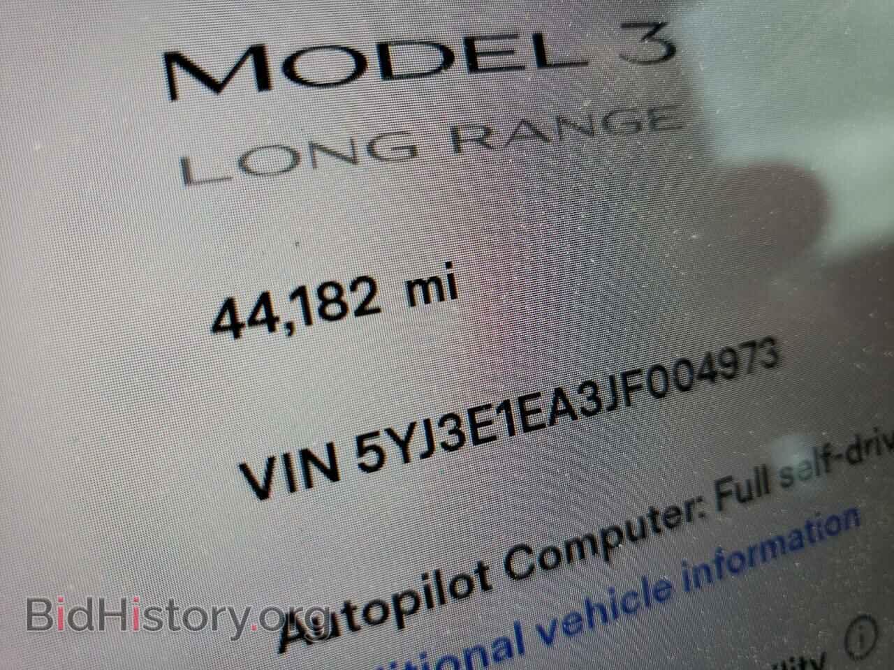 2018 TESLA MODEL 3 - VIN: 5YJ3E1EA3JF004973 - Фото 8