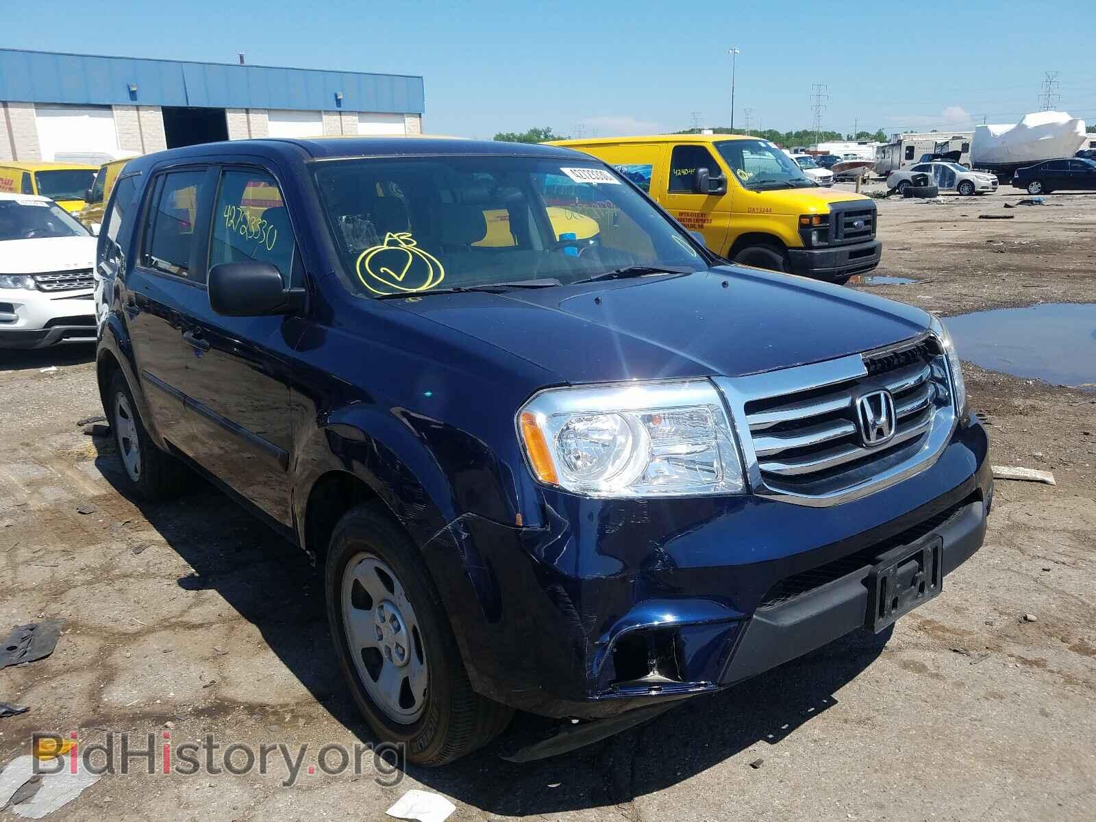 Фотография 5FNYF4H26FB072622 - HONDA PILOT 2015
