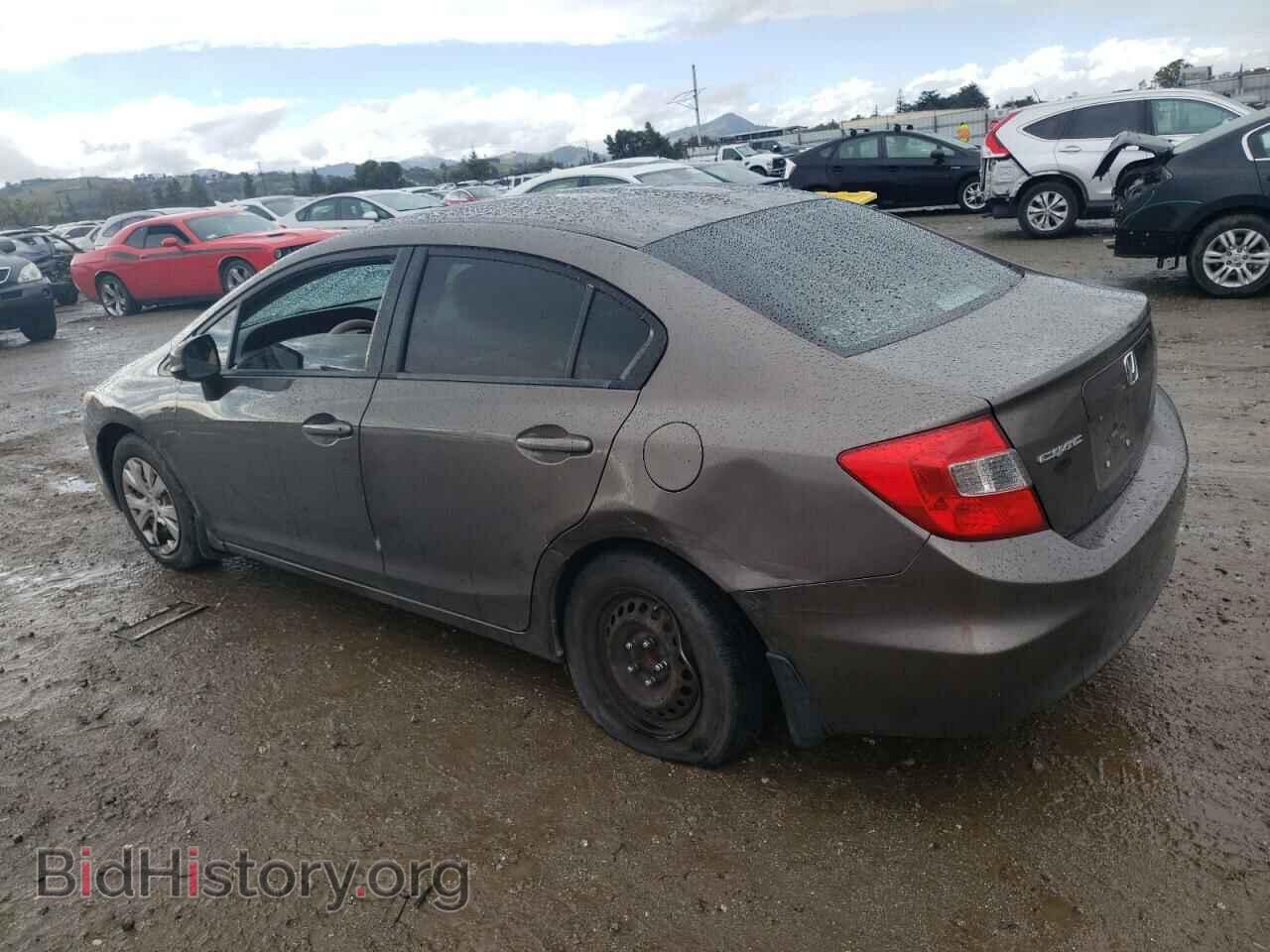 2012 HONDA CIVIC - VIN: 2HGFB2F50CH512491 - Фото 2