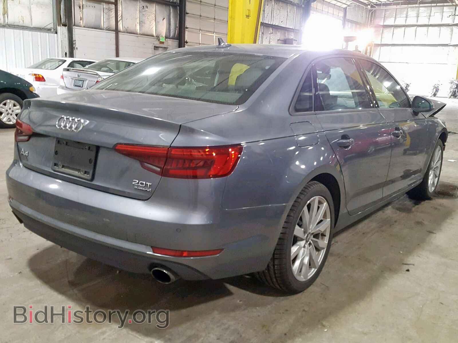 2017 AUDI A4 - VIN: WAUANAF44HN019166 - Фото 4