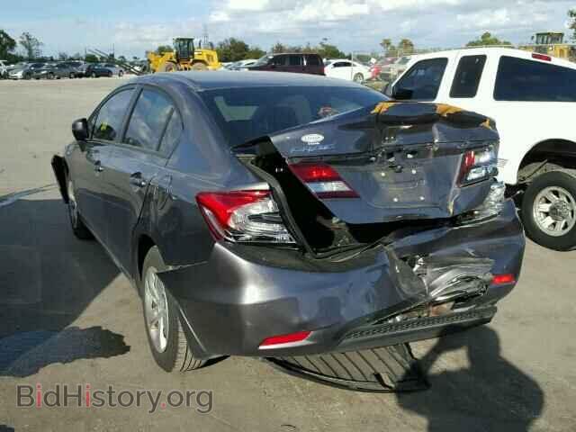 2014 HONDA CIVIC - VIN: 19XFB2F55EE079537 - Фото 3
