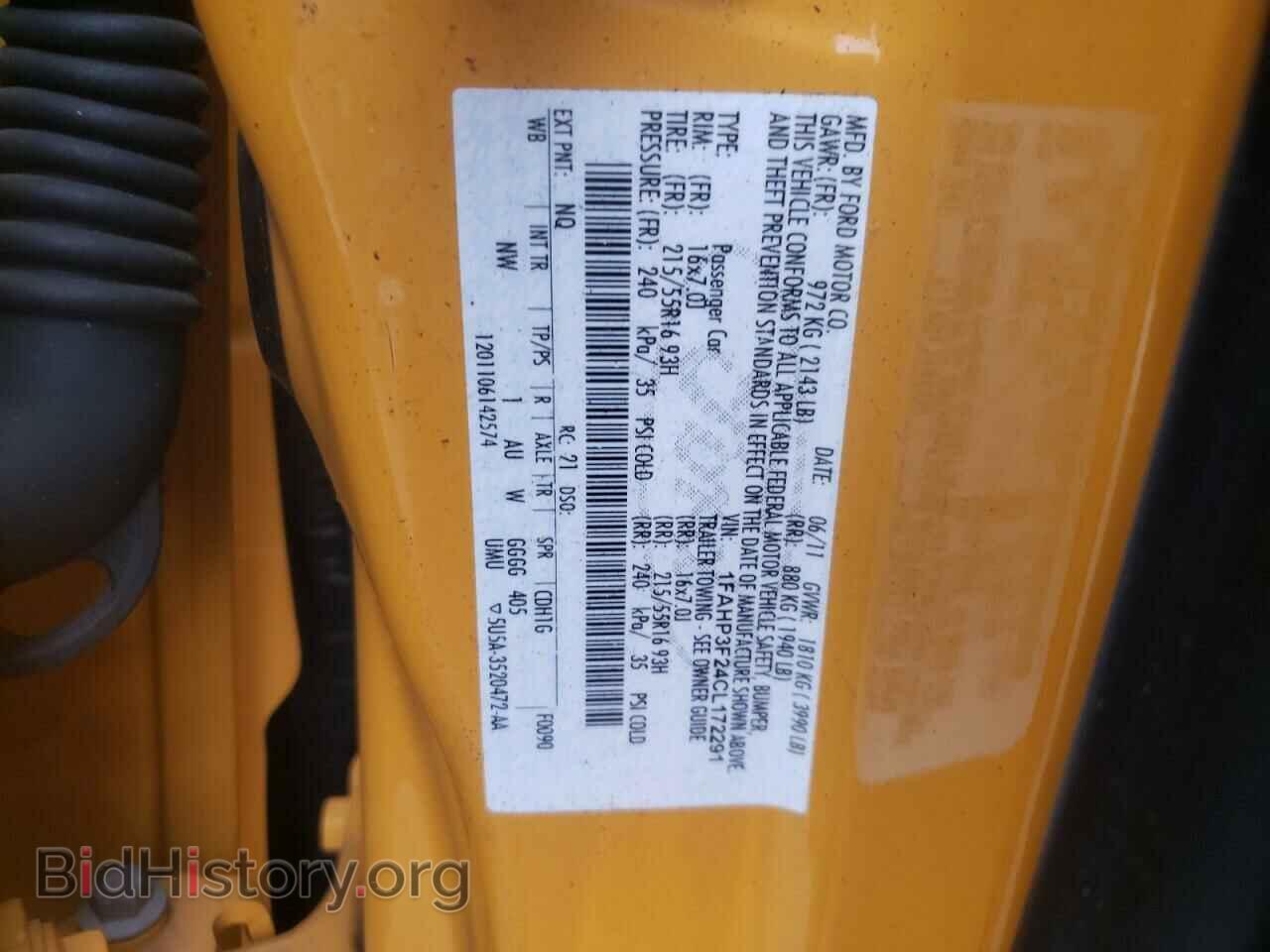 2012 FORD FOCUS - VIN: 1FAHP3F24CL172291 - Фото 12