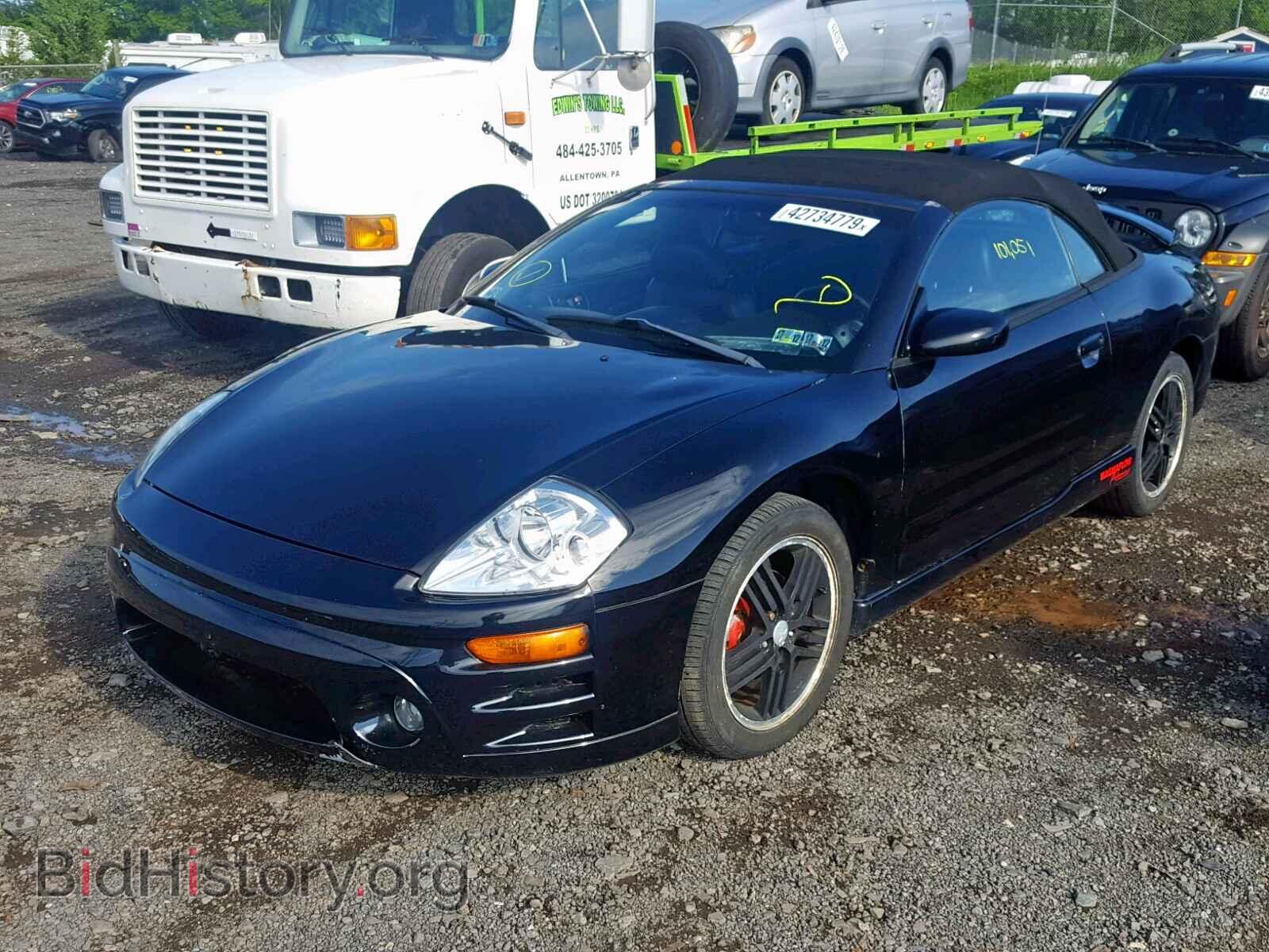 2003 MITSUBISHI ECLIPSE - VIN: 4A3AE75H53E069168 - Фото 2
