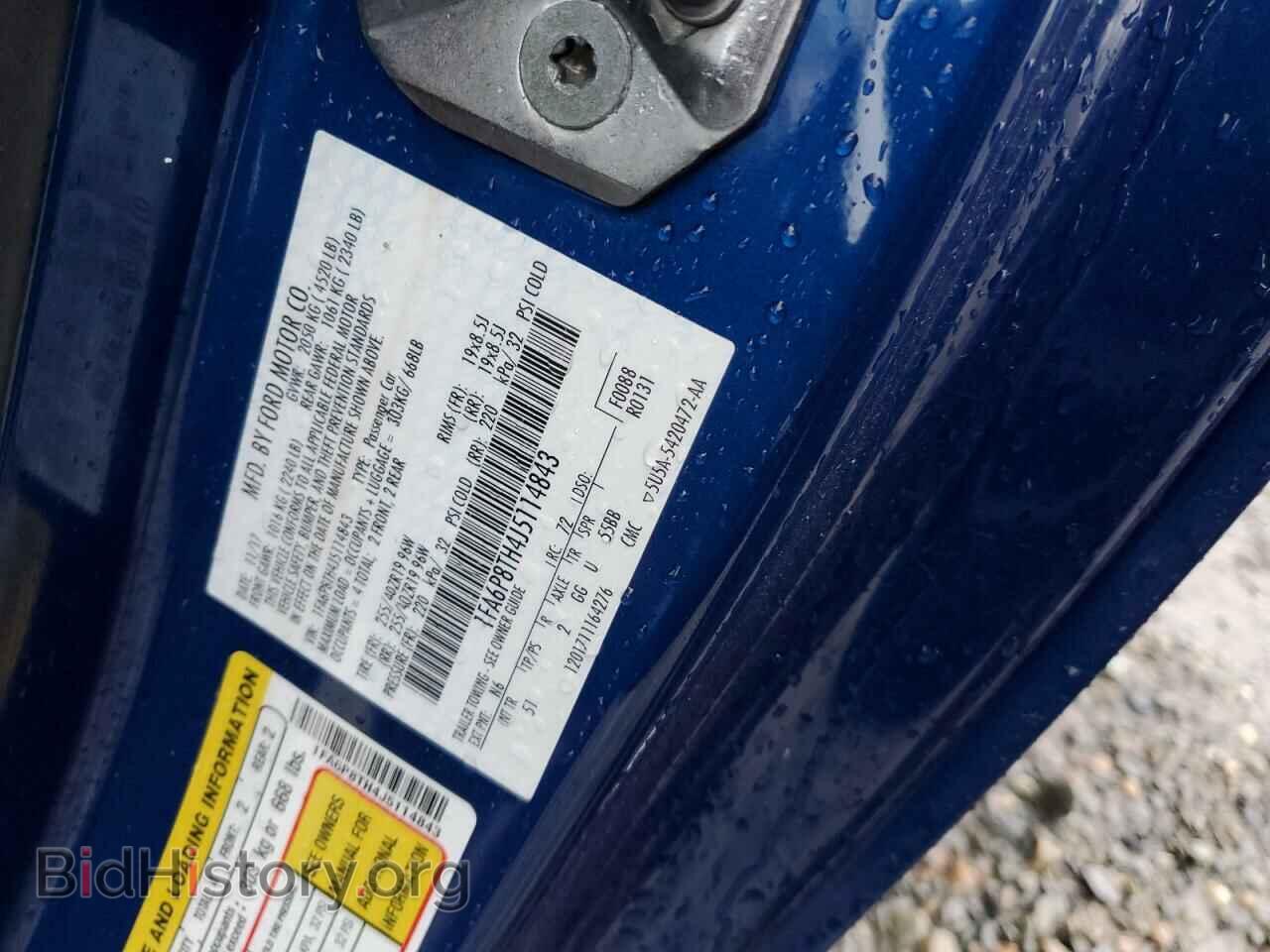 2018 FORD MUSTANG - VIN: 1FA6P8TH4J5114843 - Фото 12