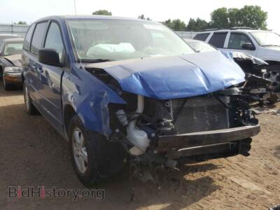2010 Dodge CARAVAN Grand Cara, синий — VIN 2D4RN4DE0AR384281, Copart