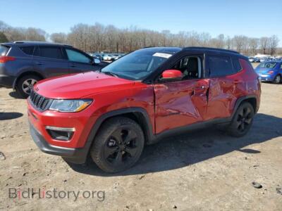 2021 Jeep COMPASS Latitude, red — VIN 3C4NJCBBXMT531735, Copart