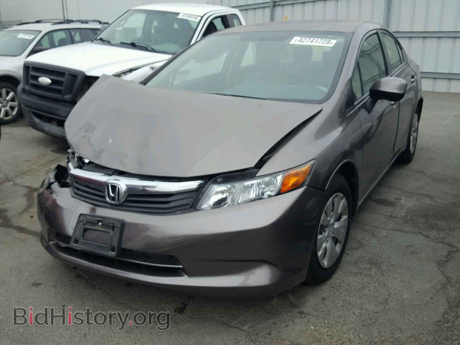 2012 HONDA CIVIC LX - VIN: JHMFB2F55CS005463 - Фото 2