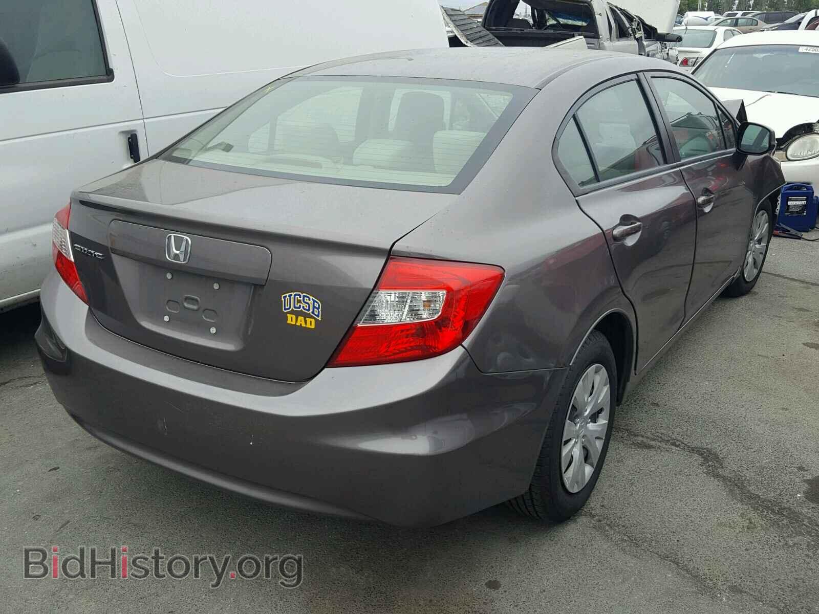 2012 HONDA CIVIC LX - VIN: JHMFB2F55CS005463 - Фото 4