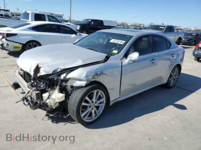 2007 Lexus IS 250, серебристый — VIN JTHBK262272028919, Copart