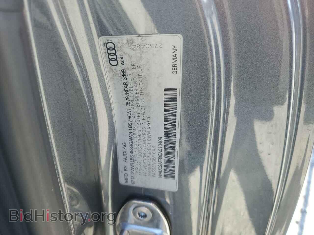 2014 AUDI S5/RS5 - VIN: WAUCGAFRXEA010408 - Фото 12