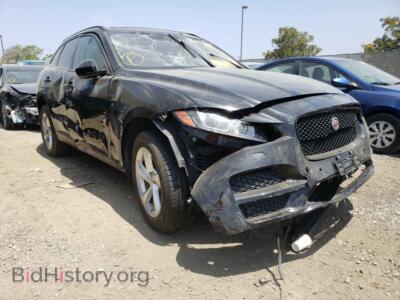 2017 Jaguar F-PACE F-Pace PRE, черный — VIN SADCJ2BV1HA067201, Copart