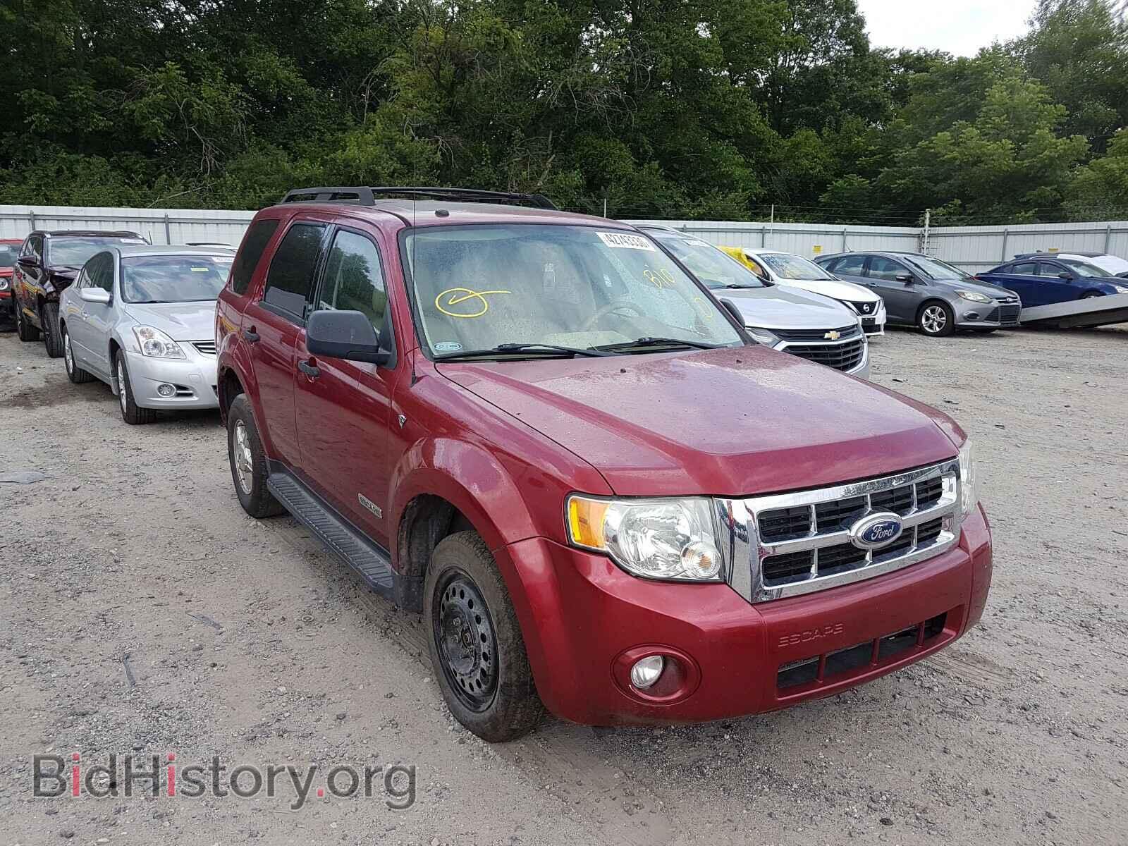Photo 1FMCU93188KB26337 - FORD ESCAPE 2008