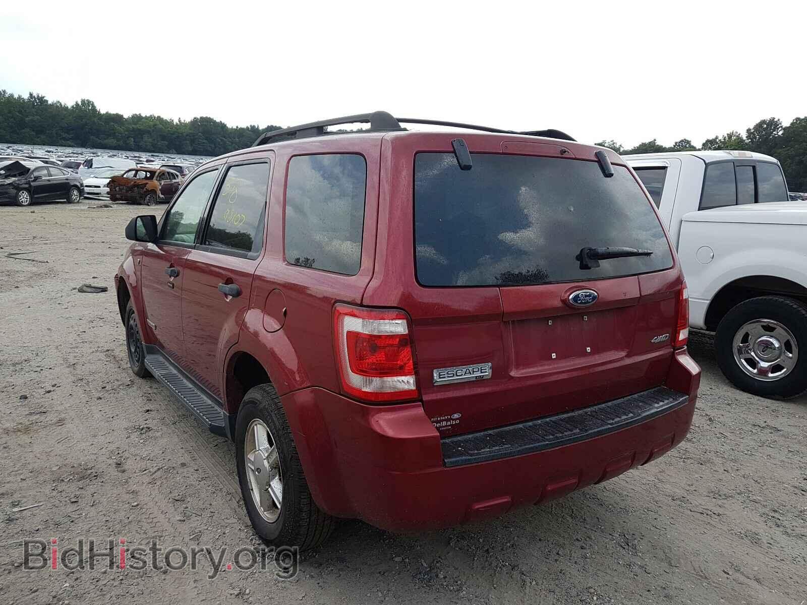 2008 FORD ESCAPE - VIN: 1FMCU93188KB26337 - Фото 3
